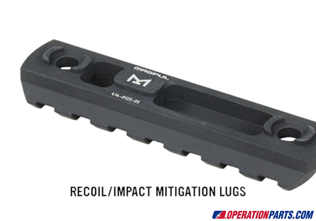 Magpul M-LOK™ Aluminum Rail Section, 7 Slots (MAG582-BLK)