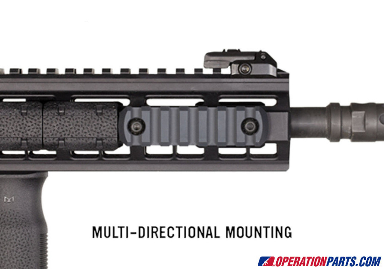 Magpul M-LOK™ Aluminum Rail Section, 7 Slots (MAG582-BLK)