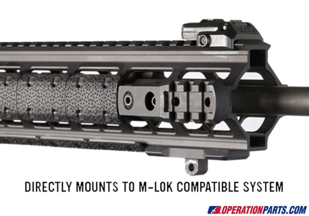 M-LOK® Cantilever Rail/Light Mount, Aluminum - Black