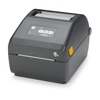 Zebra ZD421 Direct Thermal 4" Print Width Desktop Printer - 300 dpi, USB, USB Host, Ethernet, BTLE5, US Cord, Swiss Font, EZPL - ZD4A043-D01E00EZ Angle