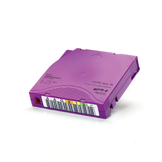 HPE LTO Ultirum 6 Tapes-20 Pack-Pre-Labled Barcode Labels C7976AN