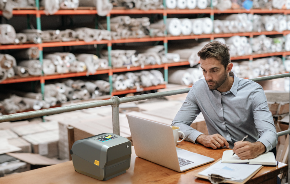 Zebra ZD421 Direct Thermal 4-Inch Barcode Label Printer | USB