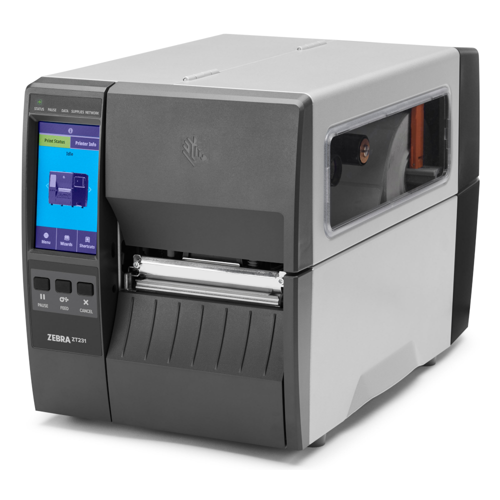 Buy Zebra ZT231 Thermal Transfer Industrial Label Printer, 203 dpi