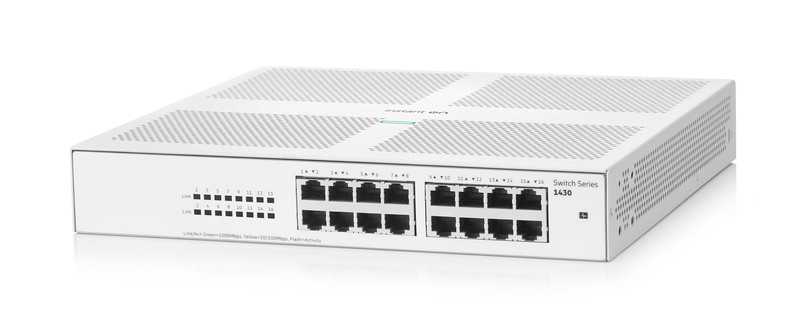 ルーター・ネットワーク機器 HPE Aruba InstantOn 1430 PoE 16Port Aruba Instant On 1430 Switch 16-Port Gigabit | TapeandMedia.com