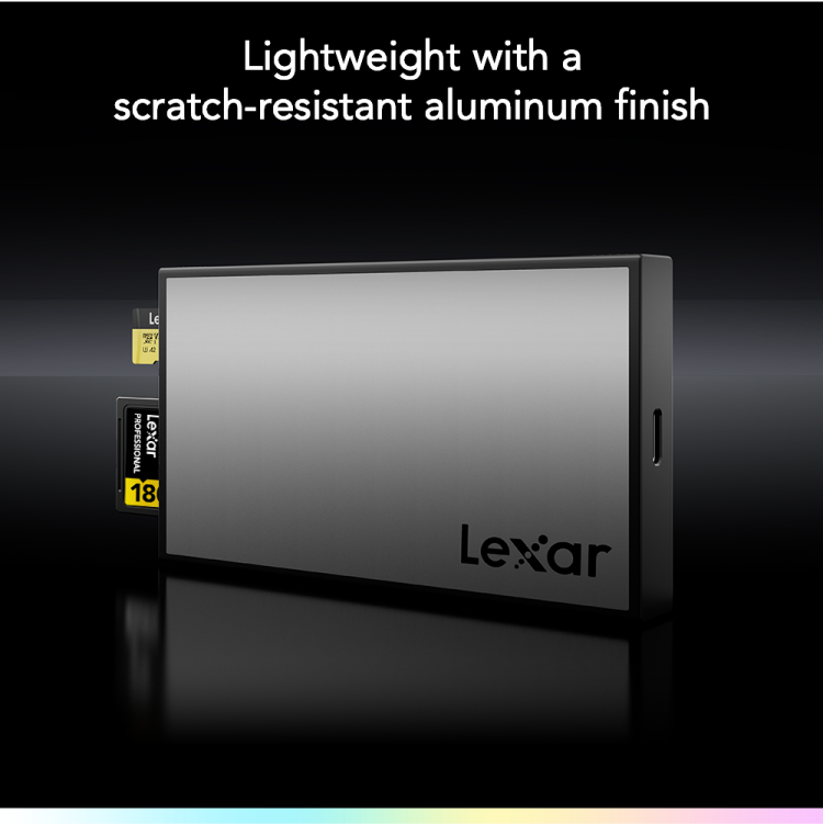 Lexar Professional Workflow UHS-II SD/microSD Card Reader LPWF710N