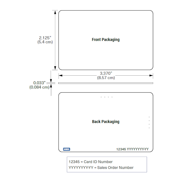 HID 1386LGGMN ISOProx II PVC Cards - Secure Access Control
