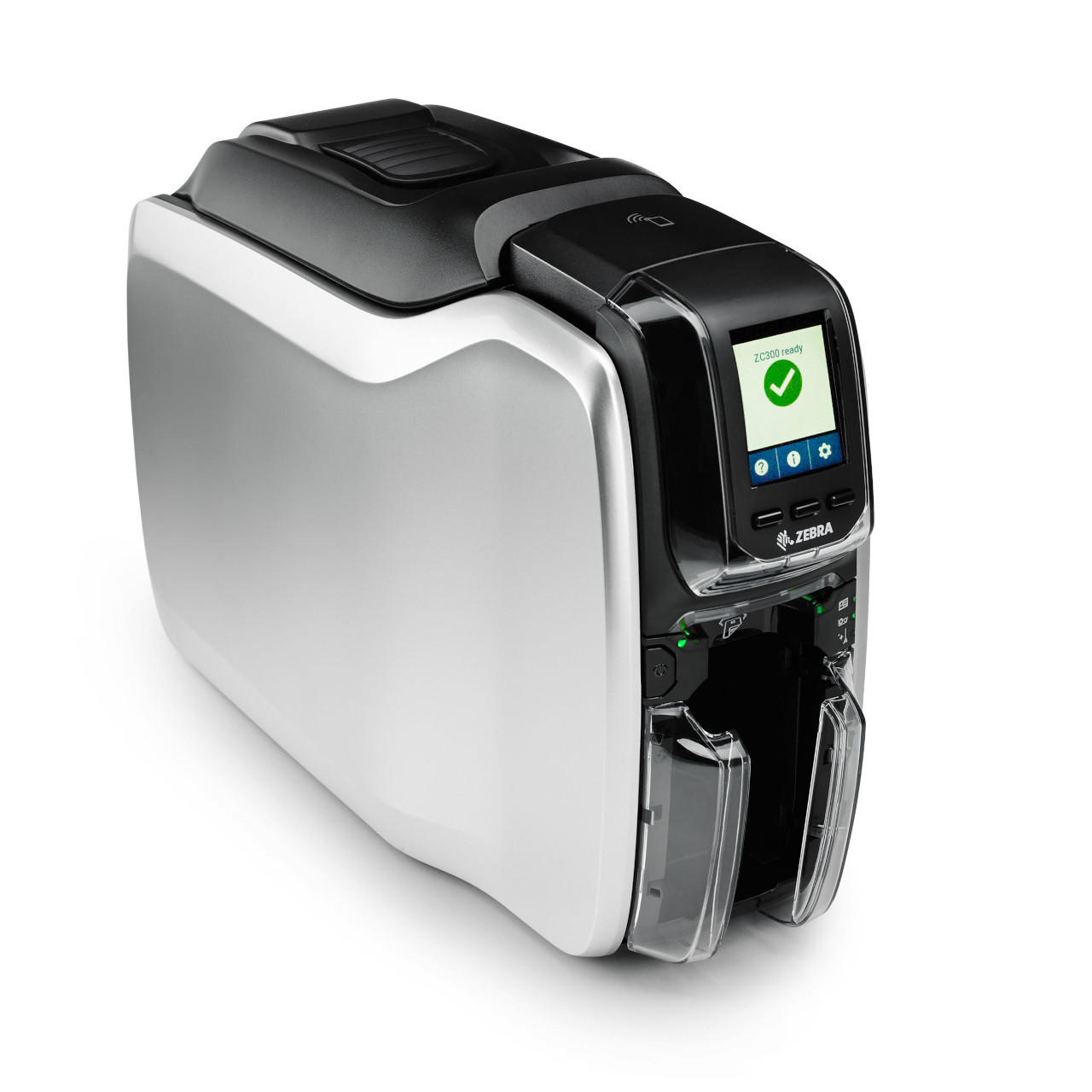Zebra ZC300 ID Card Printer, Single-Sided with USB and Ethernet