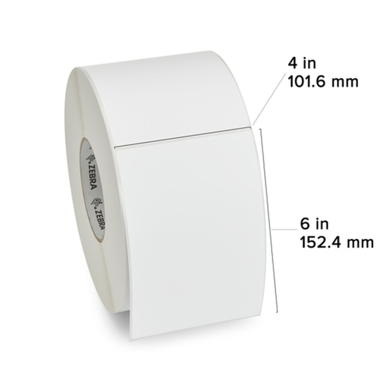 Zebra 4 x 6 in 10000281 Labels Thermal Transfer Paper Z-Perform