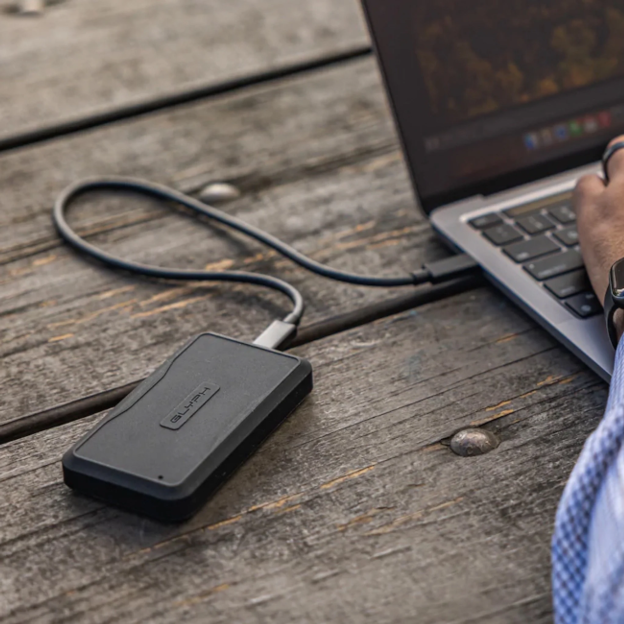 Glyph Thunderbolt 3 NVMe ドック0TB GLYPH Thunderbolt 3 NVMe Dock No SSD Black （SSD非搭載
