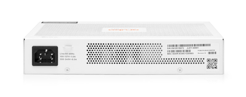 HPE Aruba Instant On 1830 Switch - 8G 4p Class4 PoE 65W 8 ports