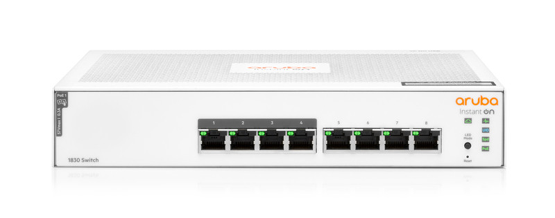 HPE Aruba Instant On 1830 Smart Switch - 8 Ports | TapeandMedia.com