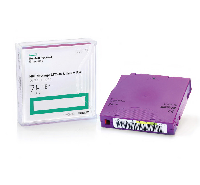 HPE LTO-10 Ultrium Tape RW Data Cartridge with Custom Barcode