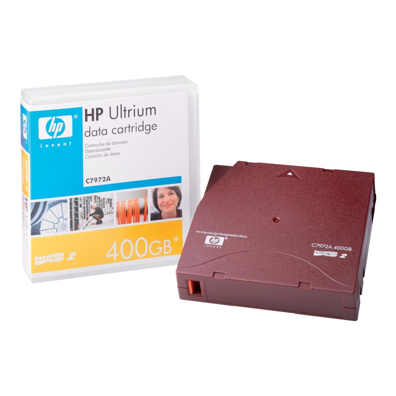 HP LTO Ultirum 2 Tape 200/400 GB Data Cartridge - C7972A