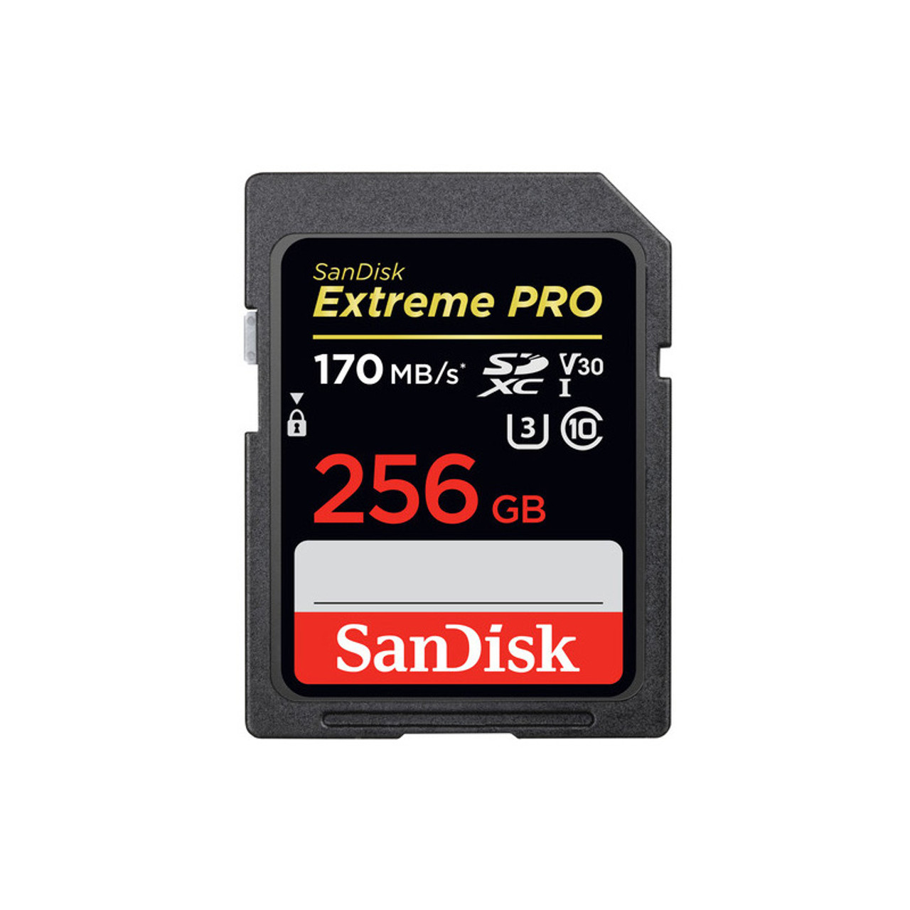 SanDisk 256GB Extreme Pro SDXC Memory Card UHS-I, Up to 170MB/s read speeds  - SDSDXXY-256G-ANCIN