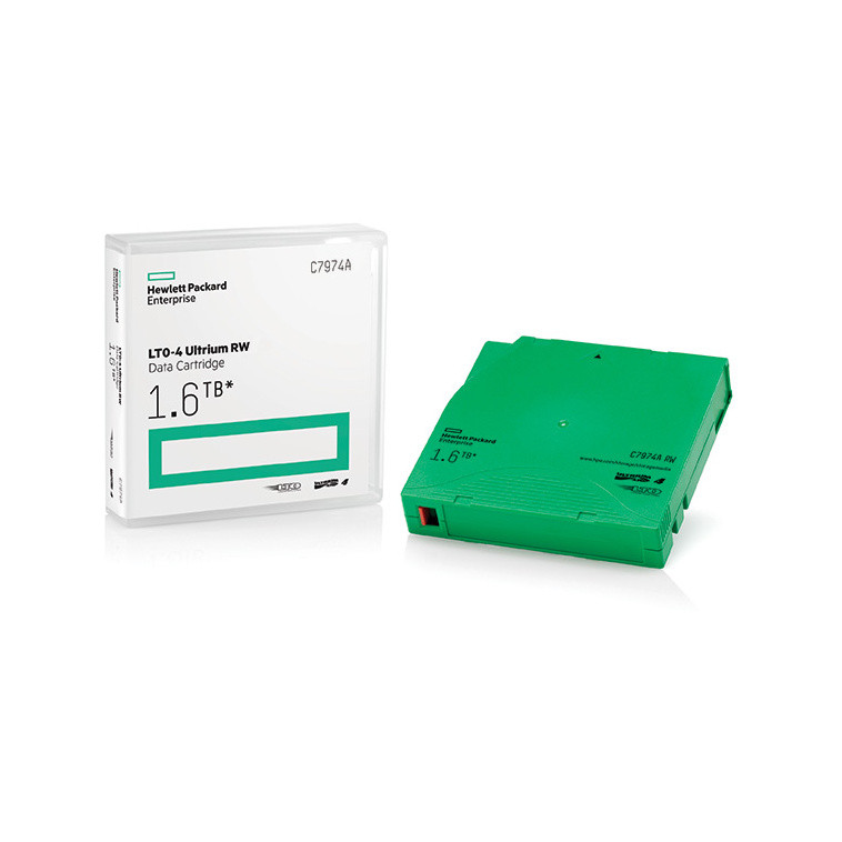 Lto Tape Drive HP LTO4 Ultrium 1.6 TB RW Data Cartridge - C7974A