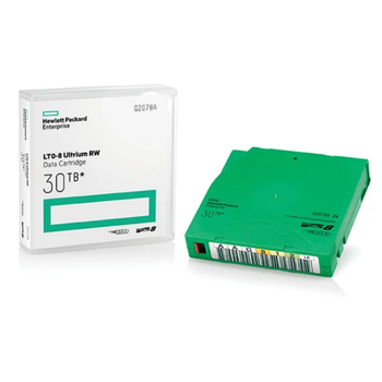 HPE LTO 8 Tape with Custom Barcode Label (BaFe) Q2078A-BC Packaging