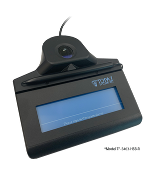 Topaz SigLite 1x5 TF-S463-HSB-R IDLite 1x5 Biometric ID Model Signature Capture Pad