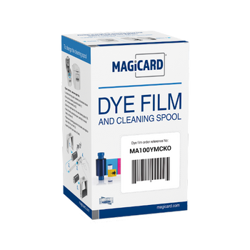 Magicard YMCKO Dye Film Ribbon for Pronto100 ID Card Printer MD100YMCKO/2 Package