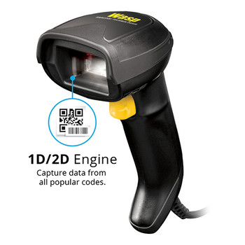 Wasp WDI4700 Industrial 2D Barcode Scanner w/USB cable