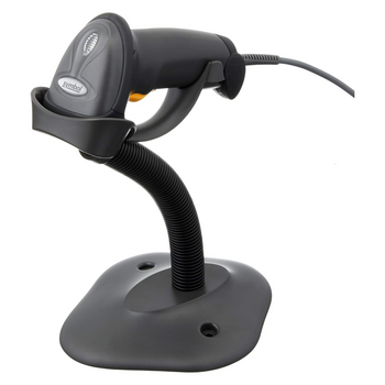 Zebra Barcode Scanner Black with Stand and  IBM Port 9B Cable - LS2208-7AZM0100SR