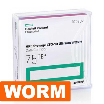 HPE LTO 10 Ultrium WORM Tape Cartridge - Q2080W
