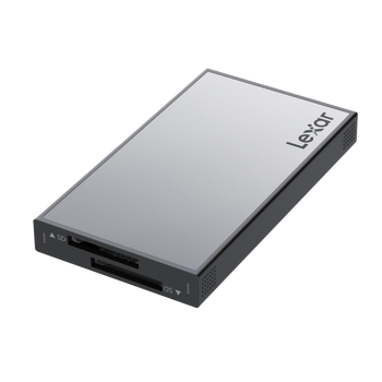 Lexar Professional Workflow Dual-Slot UHS-II SD Card Reader - LPWF720N-4ANGL Lexar Professional Workflow Dual-Slot UHS-II SD Card Reader - LPWF720N-4ANGL