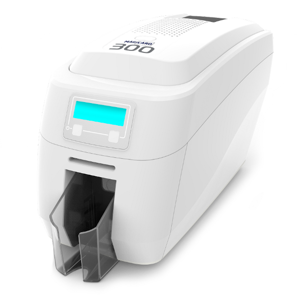 Magicard 300 Single-Sided ID Card Printer - Left