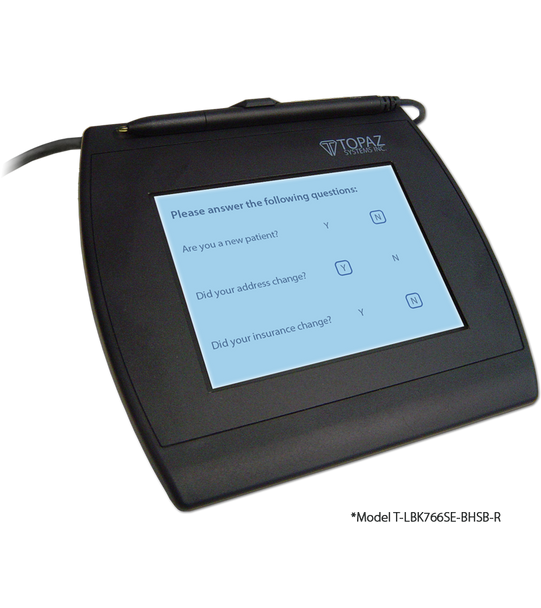 Topaz SignatureGem LCD 4x5 WF Wi-Fi Model - T-LBK766SE-WFB1-R