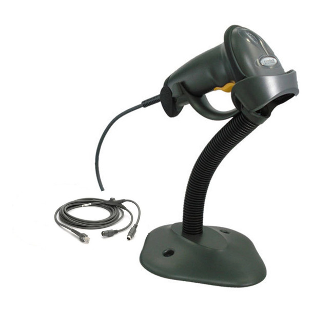 Zebra Barcode Scanner Black with Stand and Keyboard Power Plus (IBM) Kit  LS2208-7AZU0300SR