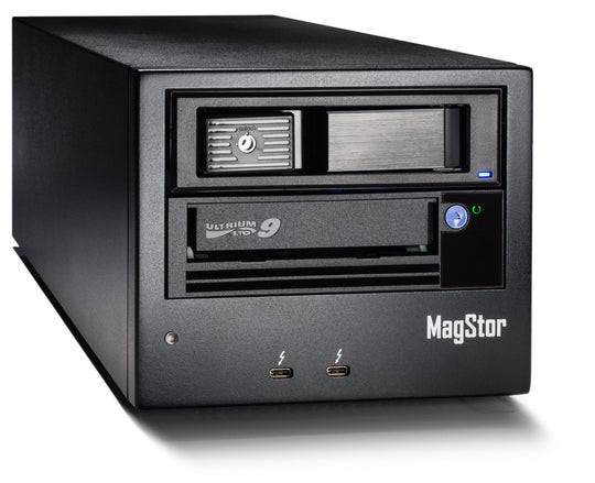 MagStor Thunderbolt 3 / USB4 LTO-9 Desktop Tape Drive TAA - TRB3-HL9