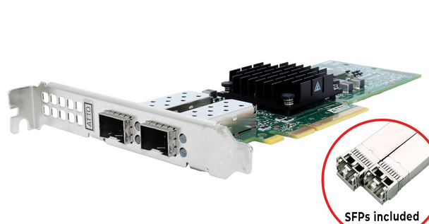 ATTO FastFrame N4S2 Dual‑Port 10Gb Ethernet Card SmartNIC PCIe 3.0