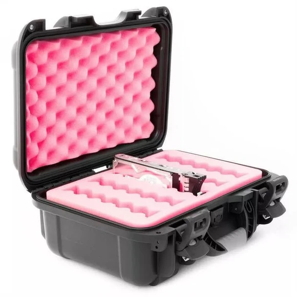 Turtle Case 3.5" Hard Drive Waterproof Case - 5 Capacity - Long Slots
