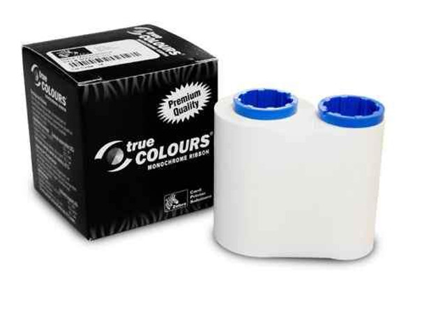 Zebra 800015-109 TrueColours C Series White Monochrome Ribbon for P300, P310F, P310C, P400, P420C, P500, P520C, P600 Card Printers