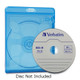 Verbatim Blu-Ray DVD Blue Cases - 98603 - with Disc (not included)