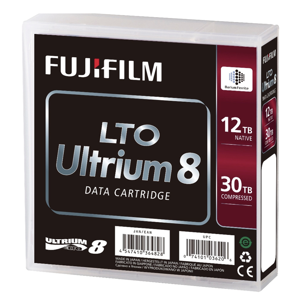 20巻 Fujitsu LTO Ultrium 8 テープカートリッジ Fujifilm LTO Ultrium 8 Tape Data Cartridge (16551221)