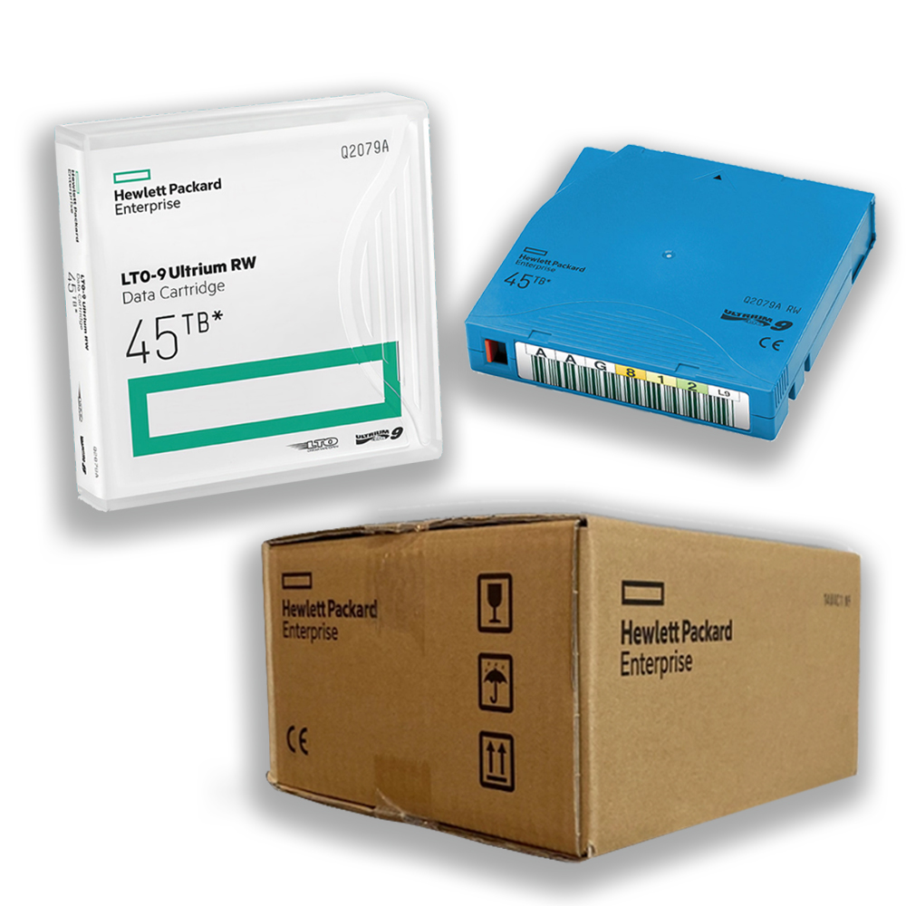 HPE LTO 9 Tapes Custom Labeled Data Cartridge - 20 Pack