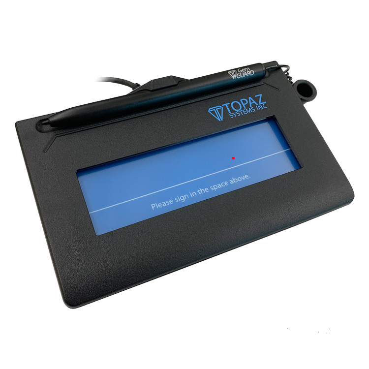 Topaz SigLite 1x5 T-S460-HSX-R USB Signature Pad | TapeandMedia.com
