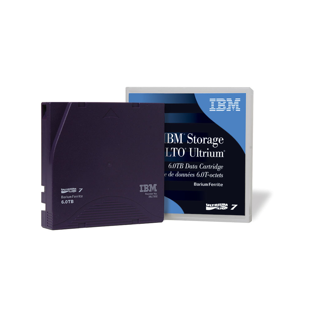 IBM LTO Ultrium 7 Tape with Barium Ferrite (BaFe)- 38L7302