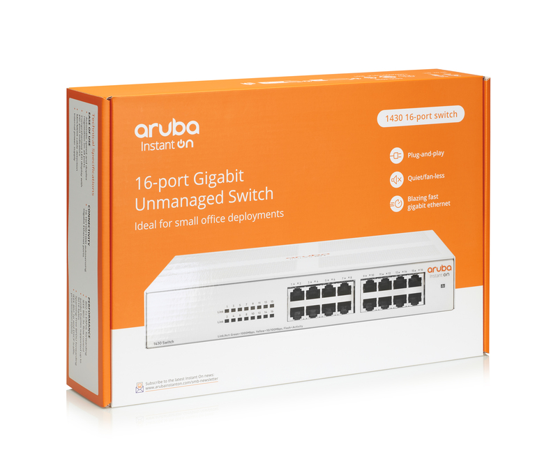 Aruba Instant On 1430 Switch 16-Port Gigabit | TapeandMedia.com