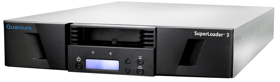 Quantum SuperLoader 3 LTO-9 Autoloader | 1 Drive, 16 Slots, 12Gb