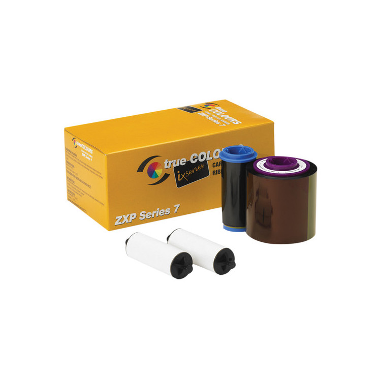 Zebra 800077-749 YMCKOK Color Ribbon - 750 Prints for Zebra ZXP 7