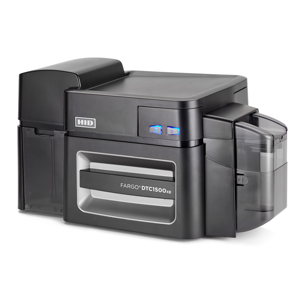 Fargo 51405 DTC1500 ID Card Printer - Dual-Sided - No Lamination