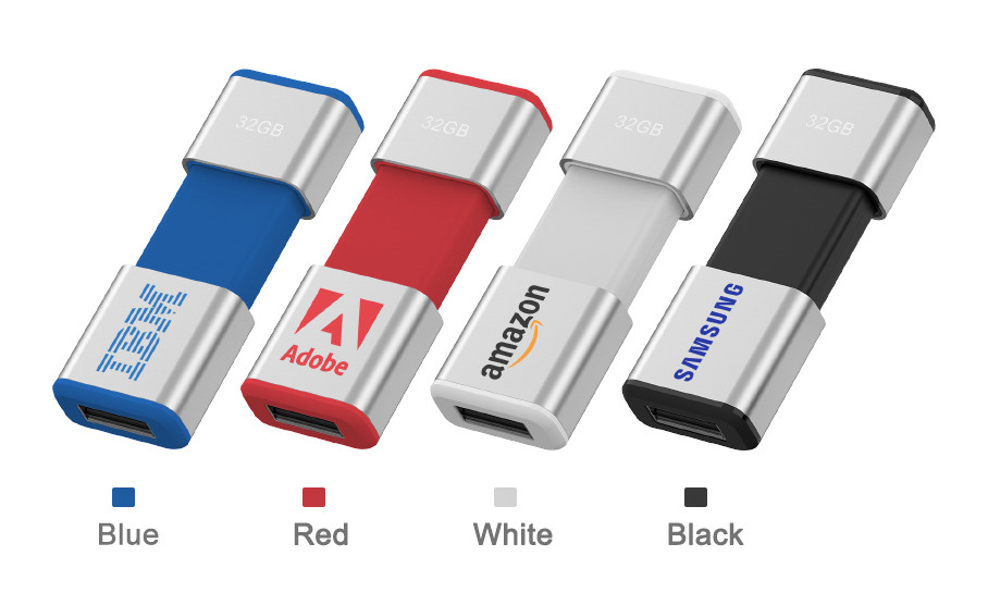 USB Flash Drive Custom Printed with Your Logo - Dual USB 3.0 (USB-A/USB-C)  Connectors