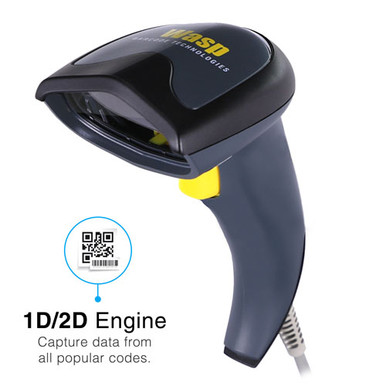 Wasp WDI4200 2D USB Barcode Scanner 633809002847 | TapeandMedia.com