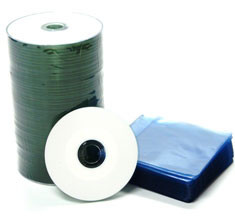 Spin-X Mini Round CD-R White Inkjet Printable Disc - PD193CDRWIP