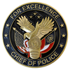 Chief of police custom challenge coin