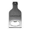 Stainless Steel Bottle Shaped Bottle Opener - Laser Engraved