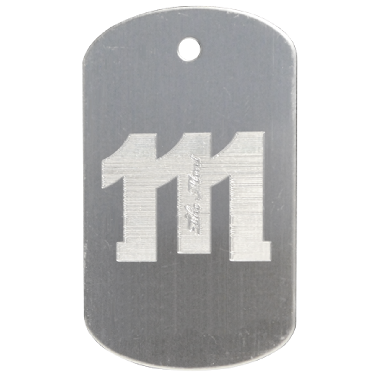 Diamond Engraved Dog Tags - Stainless Steel