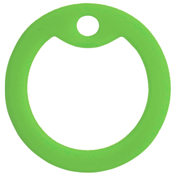 green dog tag