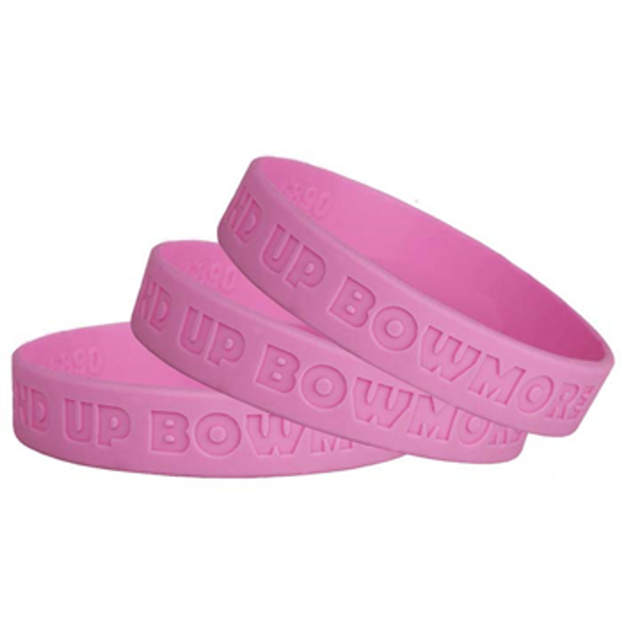 Branded Debossed Silicone Wristbands | Total Merchandise